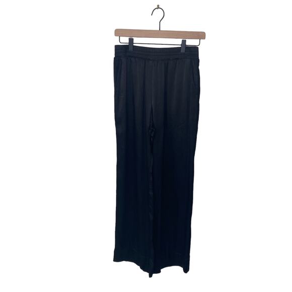 NATION LTD Fairfax Straight Leg Silky Pull on Trouser Style 4082HS Small BLACK - Picture 4 of 12
